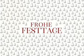 Weihnachtskarte weiß 3332