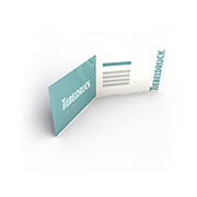 Visitenkarten Klappkarten Premium 4-seitig