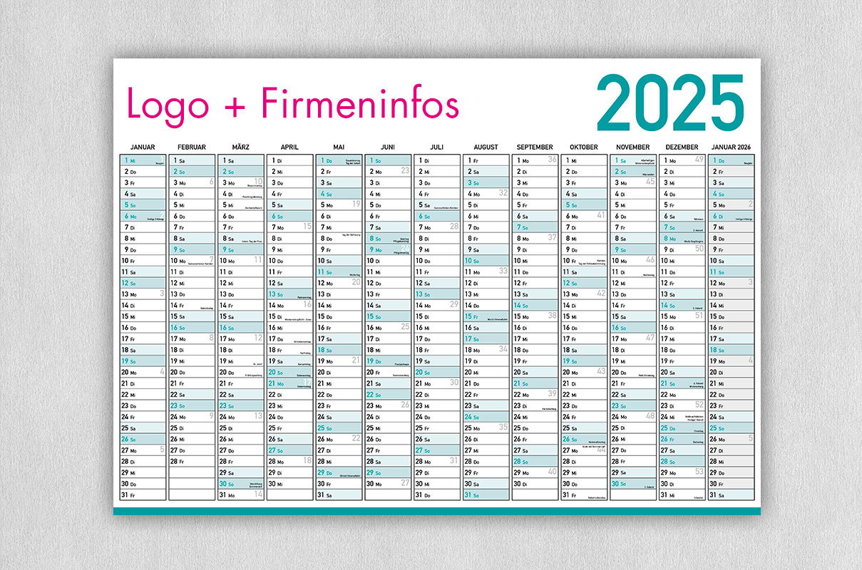 Kalender-Jahresplaner A2