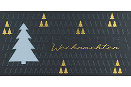 Weihnachtskarte Bäume FW18303