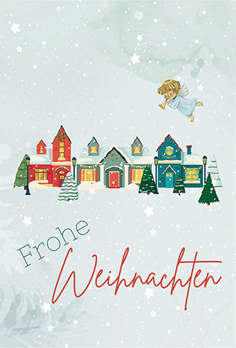 Weihnachtsdorf Engel - St. Anna Spendenkarte