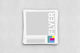 Flyer quadratisch - Kleinmengen 